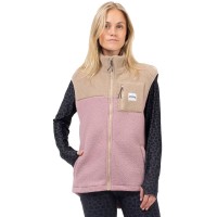 Eivy Lumberjackie Sherpa Vest Sand/Faded Woodrose