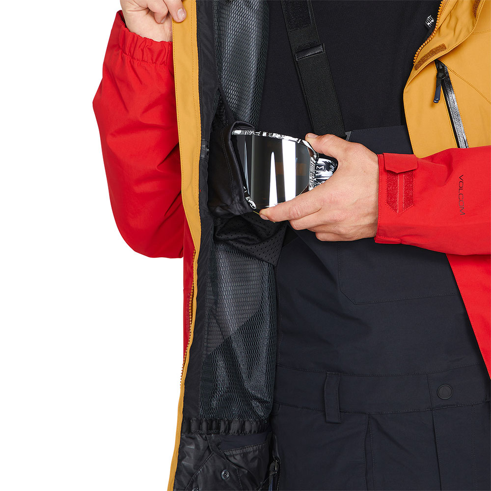 Volcom L Gore Tex Jacket Caramel Fun Sport Vision