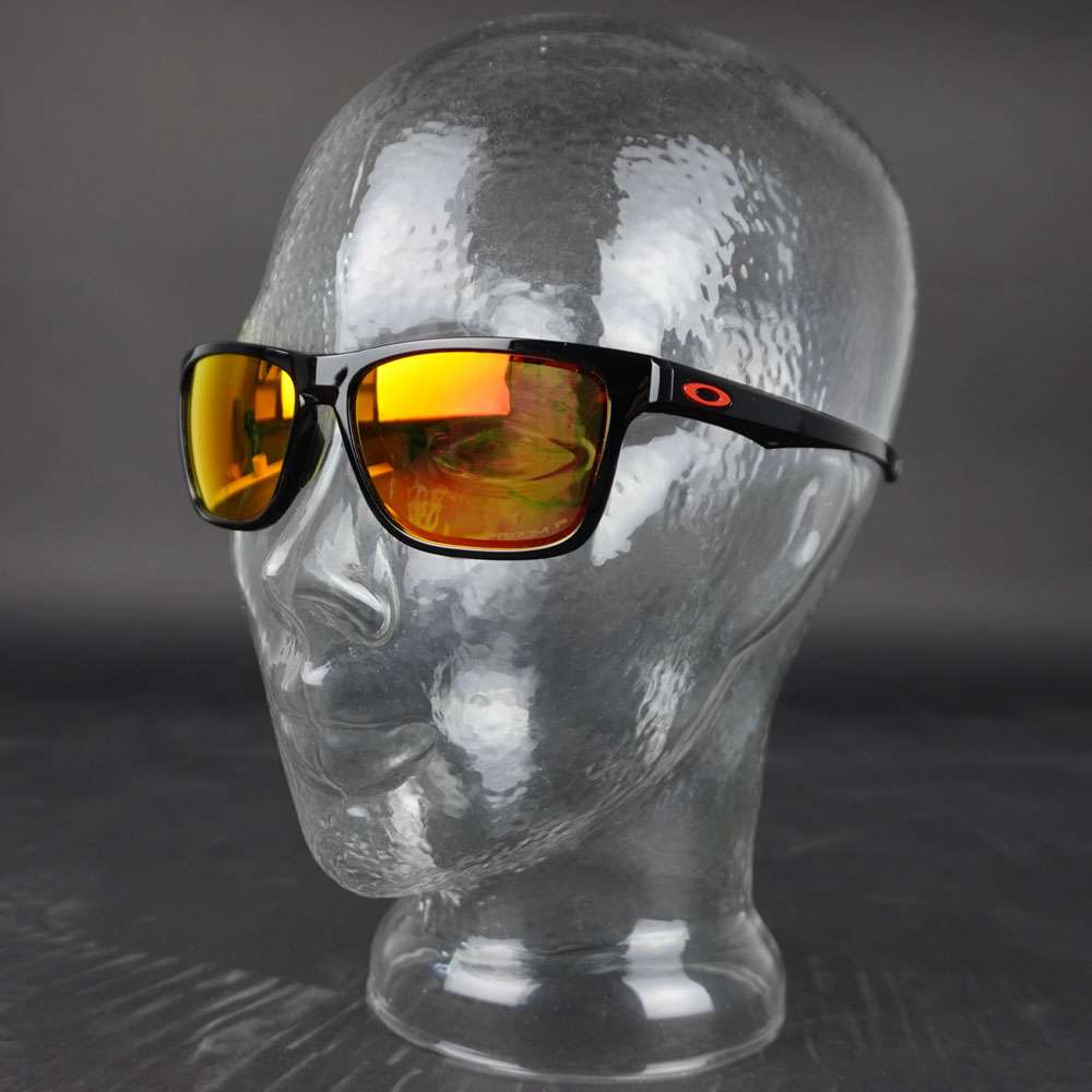 Oakley Holston Polished Black Prizm Ruby Polarized | Fun