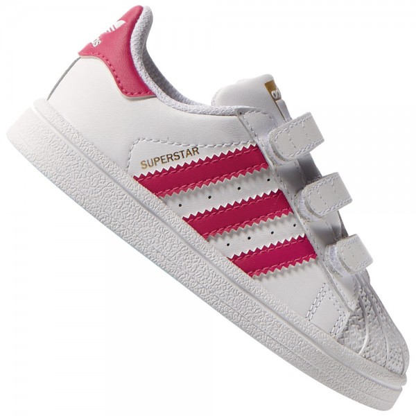 adidas Originals Superstar CF I Kleinkind-Sneaker White/Bold Pink