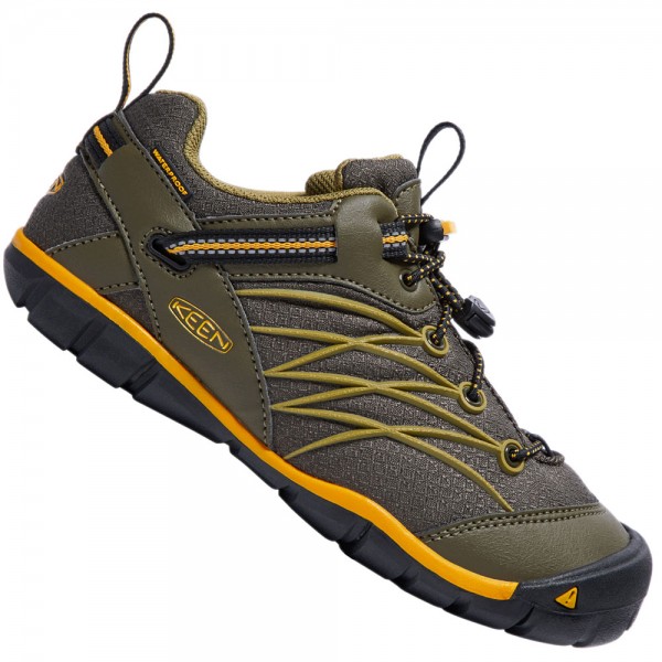 Keen Chandler CNX WP Youth - Dark Olive Citrus