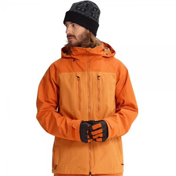 Burton AK Swash Jacket Herren-Snowboardjacke Golden Oak