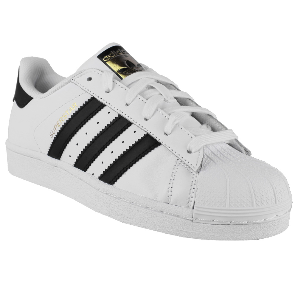 adidas Superstar J Sneaker C77154 White/Core Black/White | Fun Sport Vision