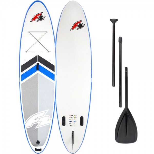 F2 Inflatable Team Stand Up Paddle Board SET White/Blue