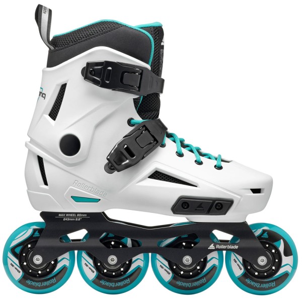 Rollerblade Lightning White/Aqua