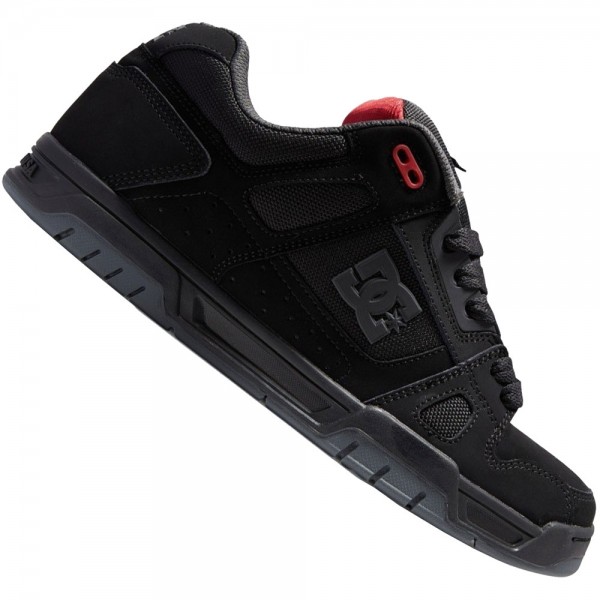 DC Shoes Stag Black Grey Red