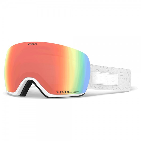 Giro Lusi Goggle White Flake Vivid Pink Vivid Infrared