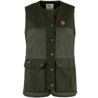 Fjaellraeven Forest Wool Padded Vest Deep Forest