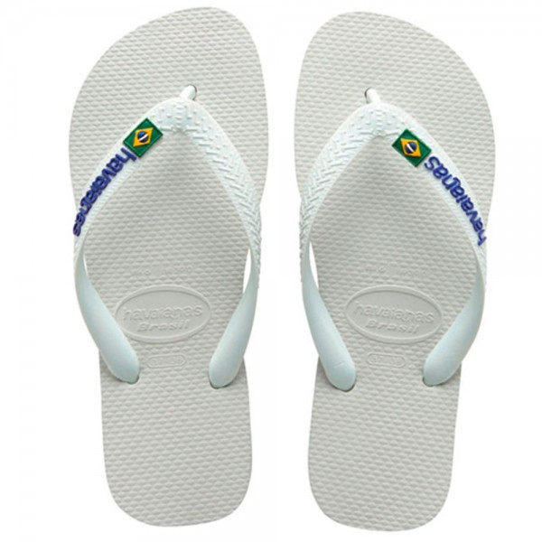 Havaianas Brasil Logo Sandalen (White)