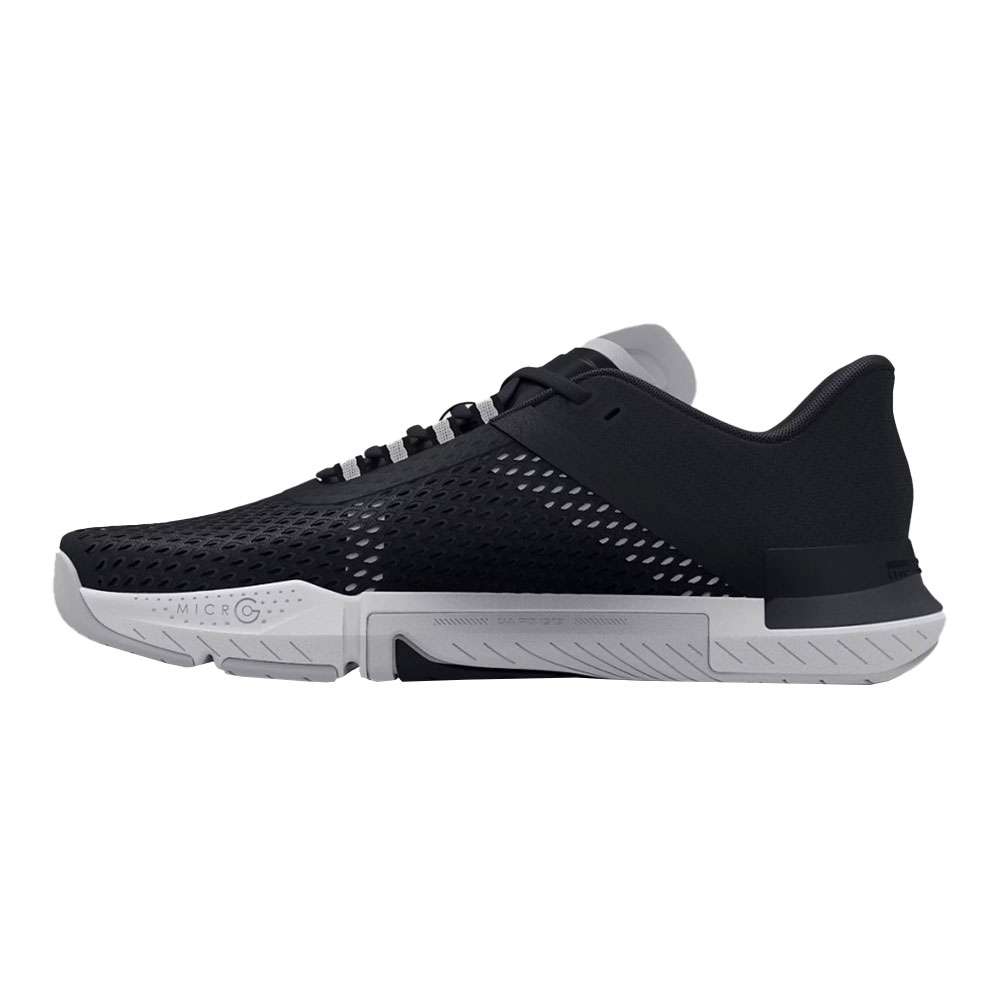 Under Armour Tribase Reign 4 Black/Halo Gray | Fun Sport Vision