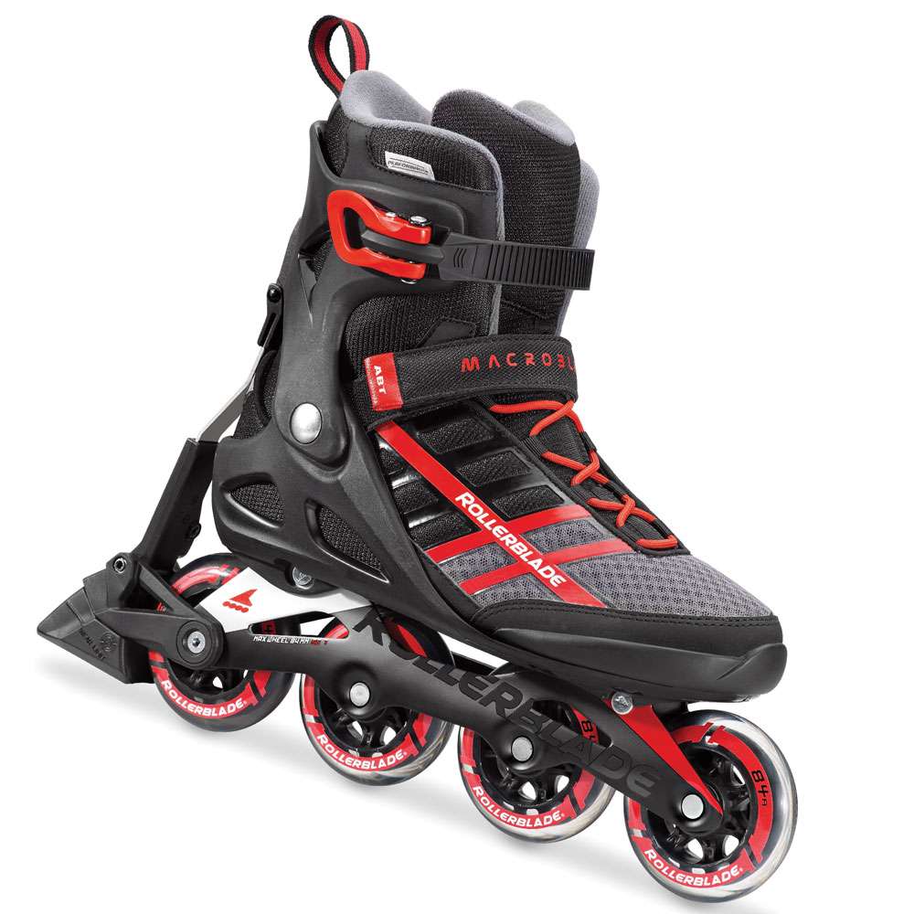 Rollerblade Macroblade 84 ABT Inline Skates Black/Red FunSportVision