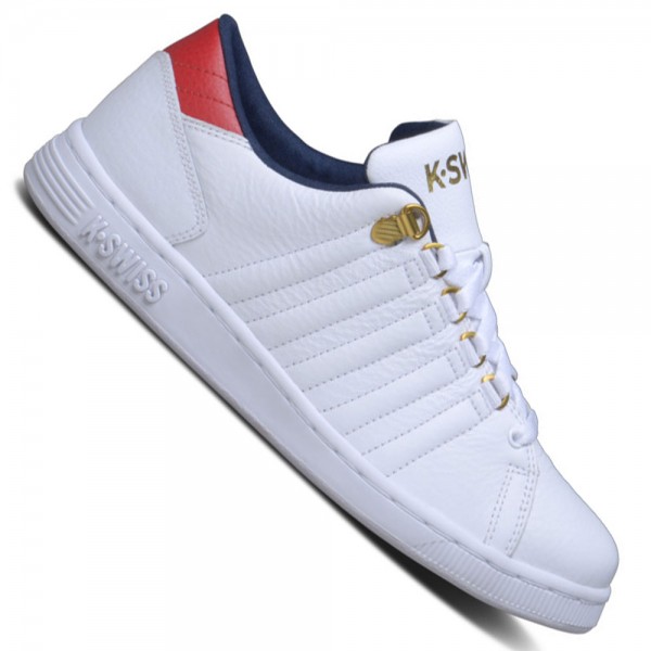 K-Swiss Lozan Damen-Sneaker White/Blue/Red