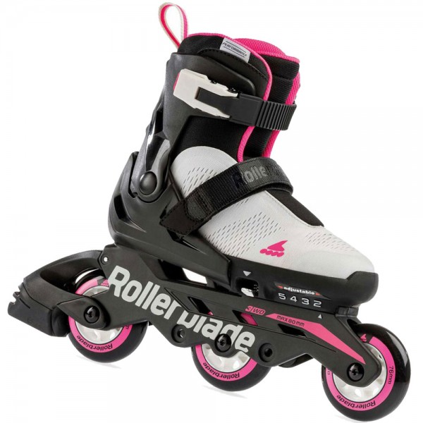 Rollerblade Microblade Free 3WD G Cool Grey/Candy Pink