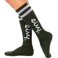 Eivy Cheerleader Wool Socks Forest Green