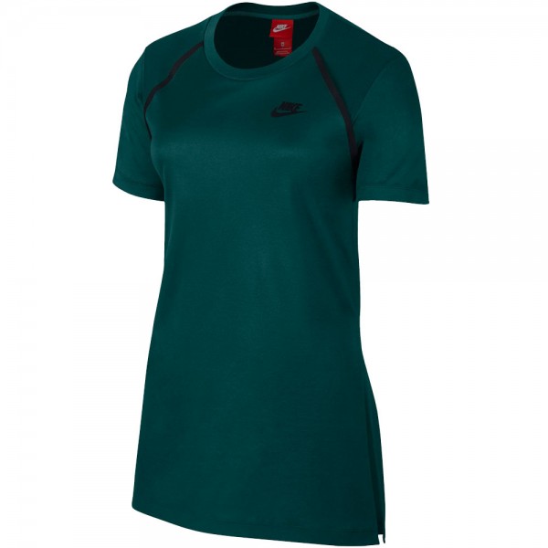 Nike Sportwear Bonded Tee Damen-Shirt Outdoor Green/Black