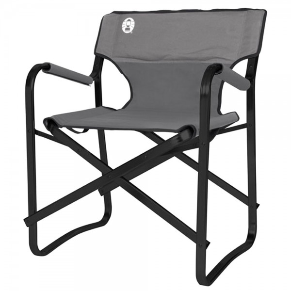 Coleman Furniture Steel Deck Chair Grey