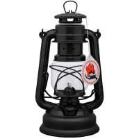 Feuerhand Sturmlaterne Baby Special Mattschwarz