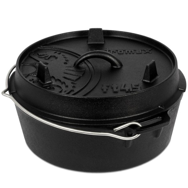 Petromax Dutch Oven planer Boden FT 4 5 Schwarz
