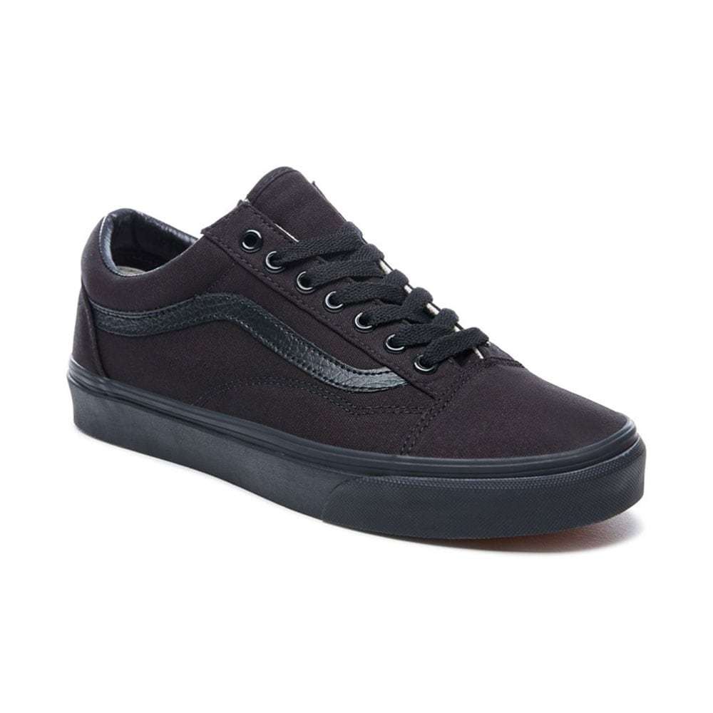 Black on black womens vans online