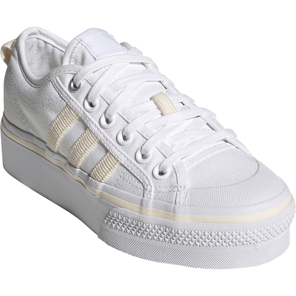 adidas Originals Nizza Platform W White/Off White | Fun Sport Vision