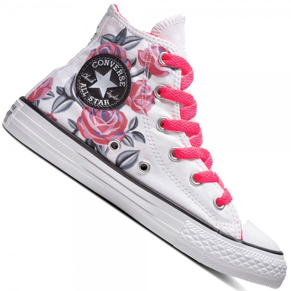 Converse Chuck Taylor All Star Hi Sneaker White Racer Pink