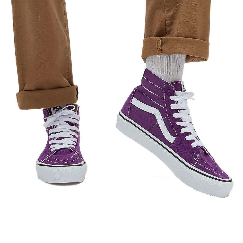 Vans purple sk8 hi top