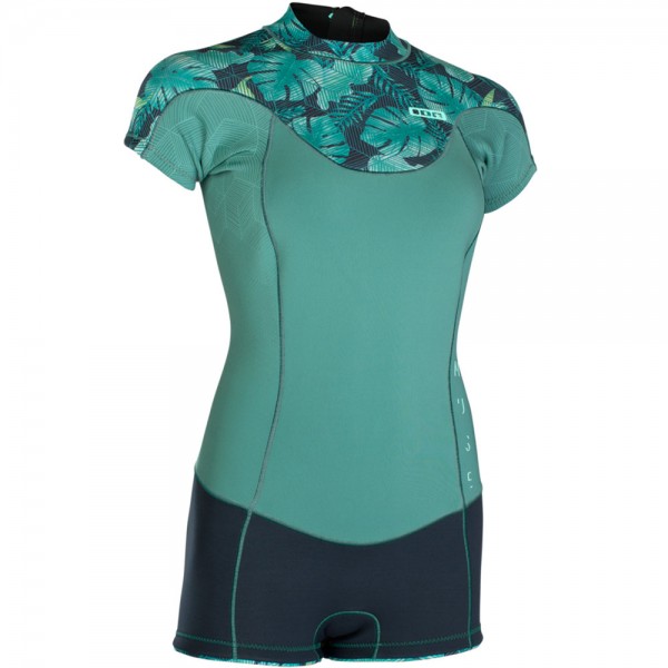 Ion Wetsuit Muse Shorty Short Sleeve Neoprenanzug Sea Green