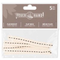 Feuerhand Flachdocht 5 Stueck
