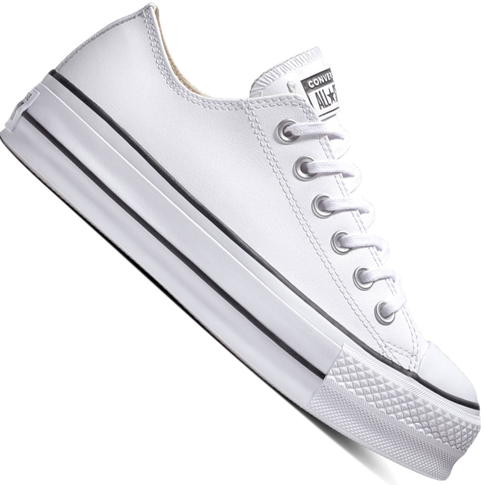 Converse Chuck Taylor All Star Lift Clean Leather OX White | Fun Sport  Vision