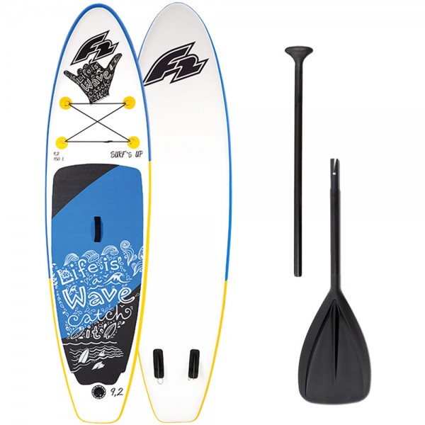 F2 Inflatable Surfs Kids Stand Up Paddle Board Set