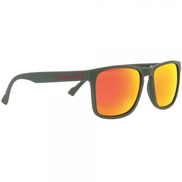 Red Bull Spect Eyewear Leap Sonnenbrille Matte Olive Green/Brown Red