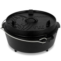 Petromax Dutch Oven FT 6 5 5 Liter Schwarz
