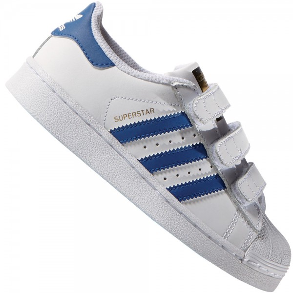 adidas Originals Superstar CF C Kinder-Sneaker White/Equipment Blue