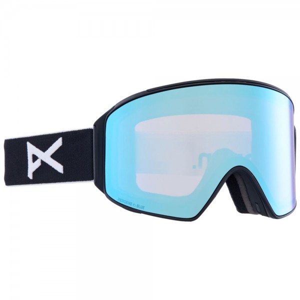 anon M4 Cylindrical with Spare Goggle Black Prcv Variable Blue