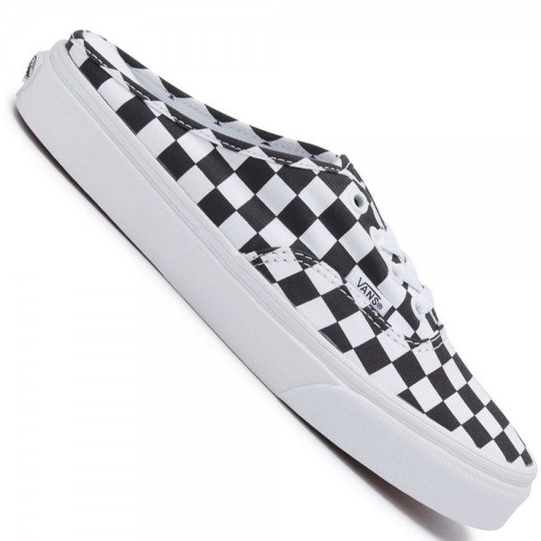 Vans Authentic Mule Sneaker Checkerboard Black True White