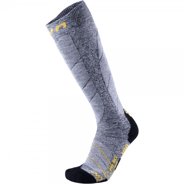 UYN Ski Pro Race Socks Man Herren-Funktionssocken Grey/Pearl Grey