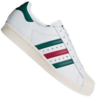 adidas Originals Superstar 80s Sneaker White Green Ruby Fun Sport Vision