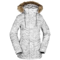 Volcom Fawn Insulated Jacket White Tiger