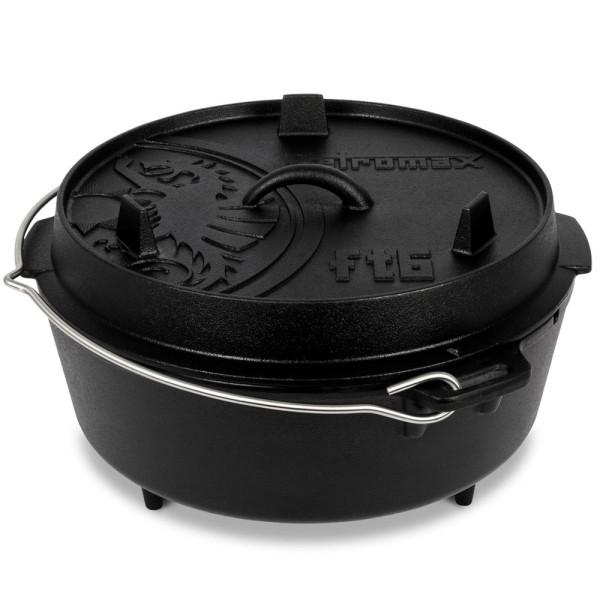 Petromax Dutch Oven FT 6 5 5 Liter Schwarz