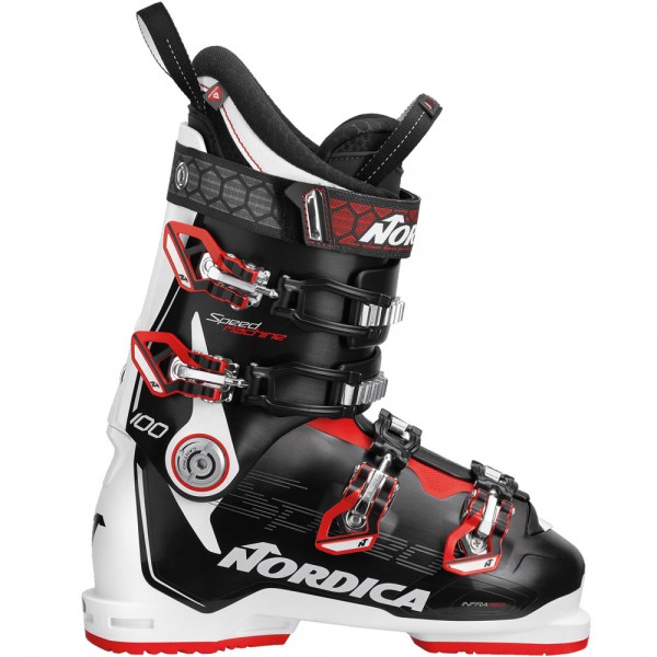 Nordica Speedmachine 100 Skistiefel Black/White/Red