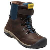 Keen Greta Boot WP Youth Coffee Bean/Blue Wing Teal