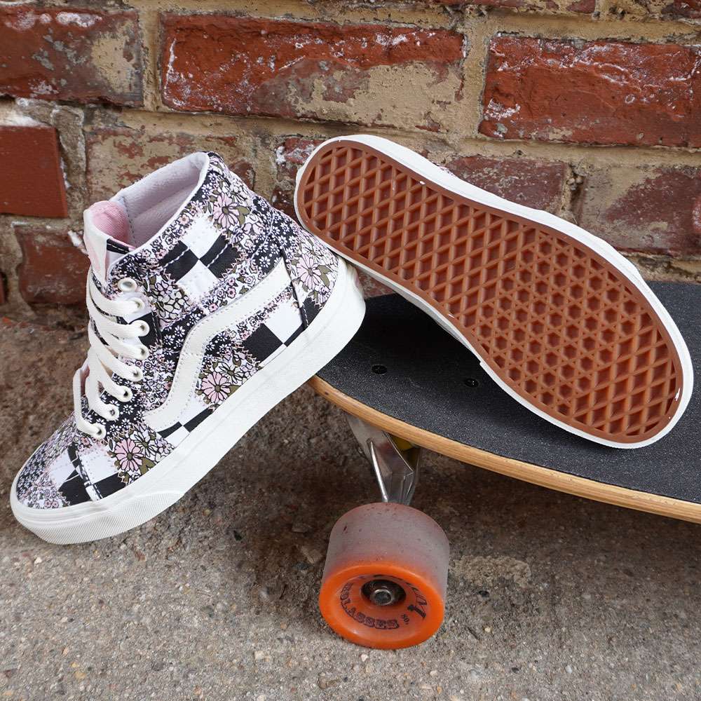 Vans Sk8 Hi Schuhe VN0A32QG9FY Patchwork Floral Multi Marshmallow Fun Sport Vision