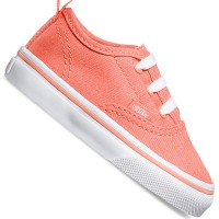 Vans T Authentic V Lace Kleinkind-Sneaker Fusion Coral/White