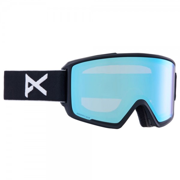 anon M3 MFI with Spare Goggle Black Prcv Variable Blue