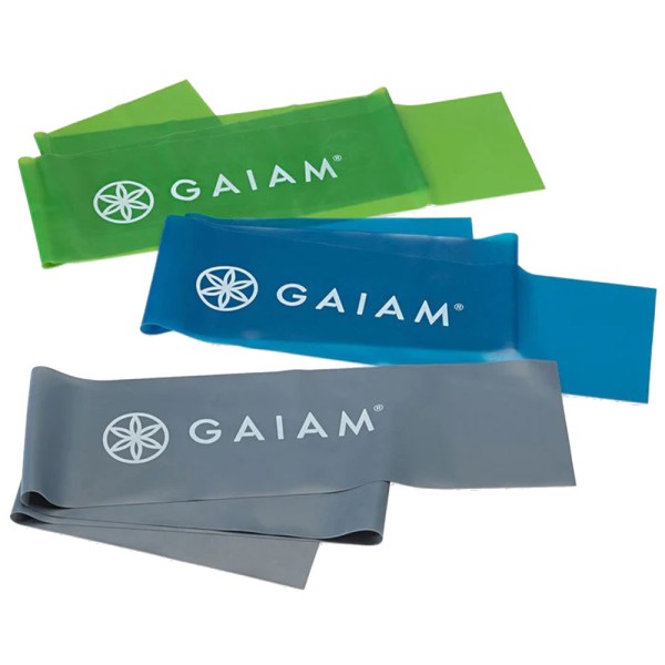 Gaiam Restore Strength &amp; Flexibility Kit Green Blue Grey