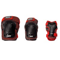 Roces JR Ventilated 3-Pack Red/Black