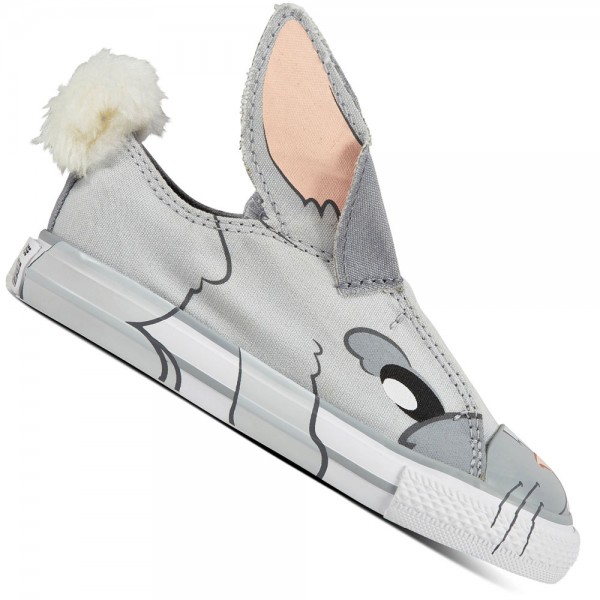 Converse CT All Star Creatures OX Infant Kinder-Schuhe Pure Platinum