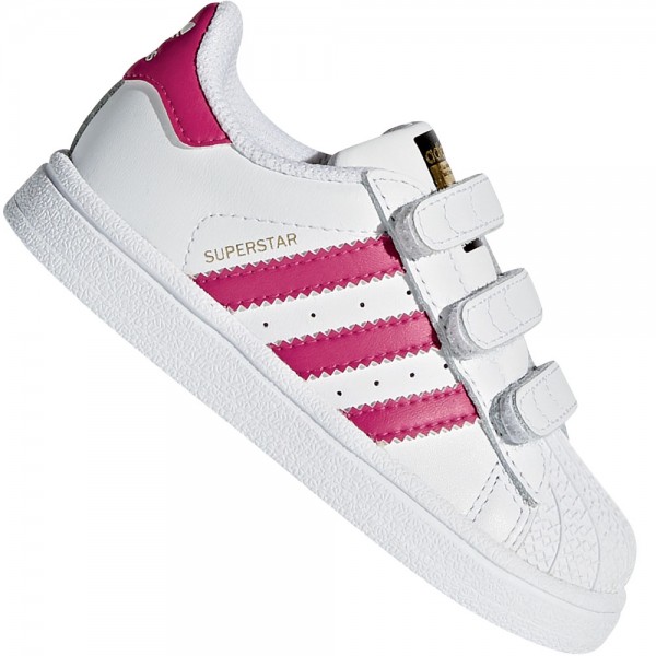 adidas Originals Superstar CF I Kleinkind-Sneaker White/Bold Pink