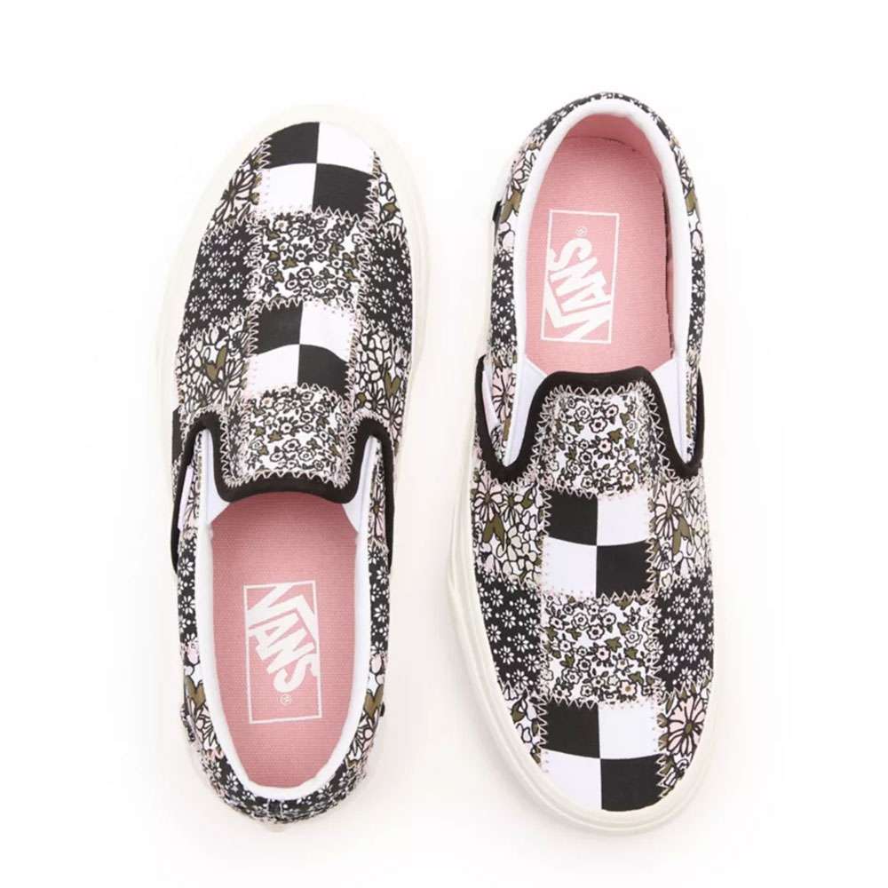 Vans patchwork slip on multi best sale