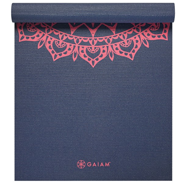 Gaiam Classic Printed Yoga Mat Pink Marrakesh 4mm